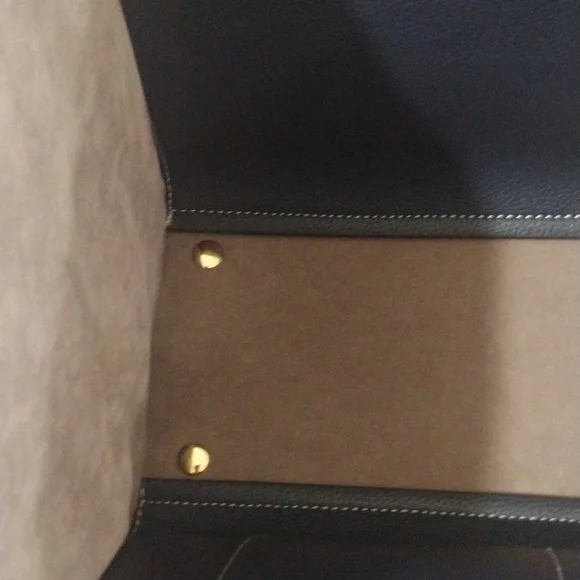 Samantha Thavasa Blue Leather 2-Way Shoulder Bag – Stylish Spacious Handbag - Picture 12 of 17